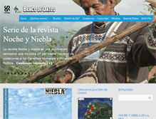 Tablet Screenshot of nocheyniebla.org